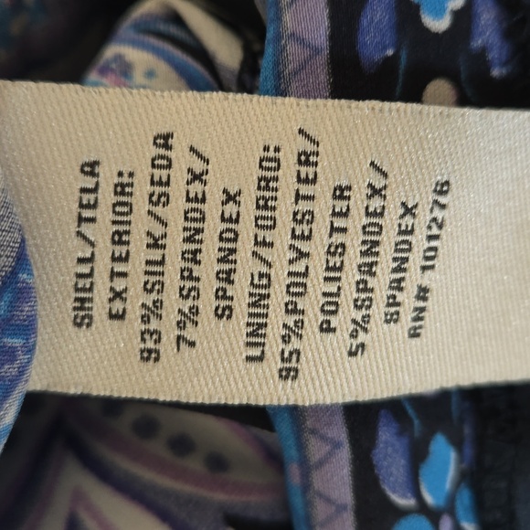 ECI Silk Floral Dress Size 8 - Picture 6 of 6